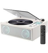 M-Amazup CD Player Portable, Desktop CD Players for Home with Rechargeable Battery, Dual Speakers...