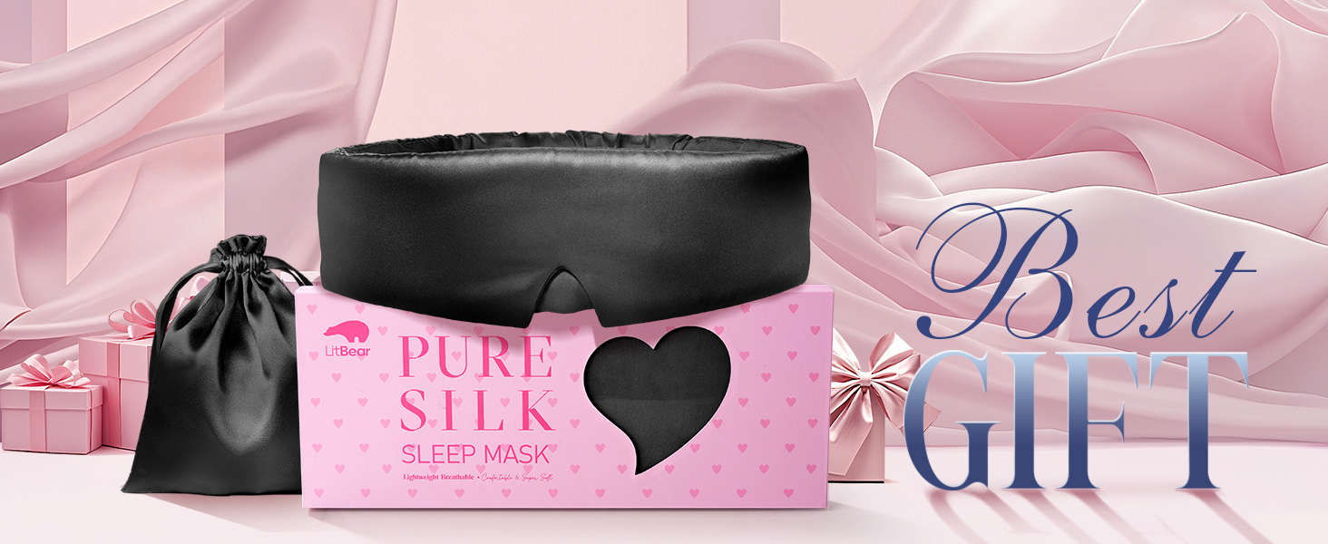 birthday gifts for women silk eye mask