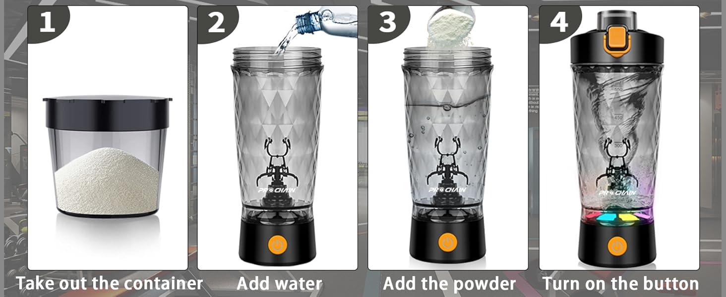 Mixer Cup with Storage
