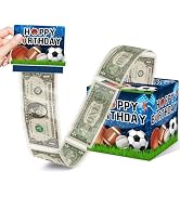 Sports Money Gift Boxes for Cash Gift, Sports Birthday Party Gift, Happy Birthday Money Gift Boxe...