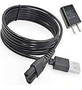 Charger Fit for Manscaped Lawn Mower 3.0/2.0 Electric Groin Hair Trimmer Replacement Charging Cab...
