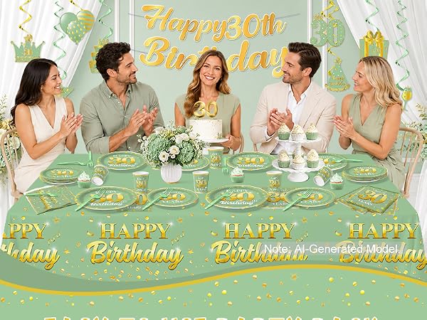 30th birthday decorations for her