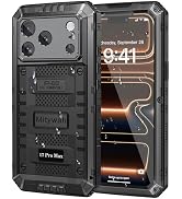 Mitywah for iPhone 17 Pro Max Waterproof Case, Military Metal Case with Built-in Screen Protector...