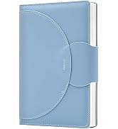 CAGIE Lined Journals for Writing Leather Journal for Women with Buckle Closure 192 Pages 100 GSM,...