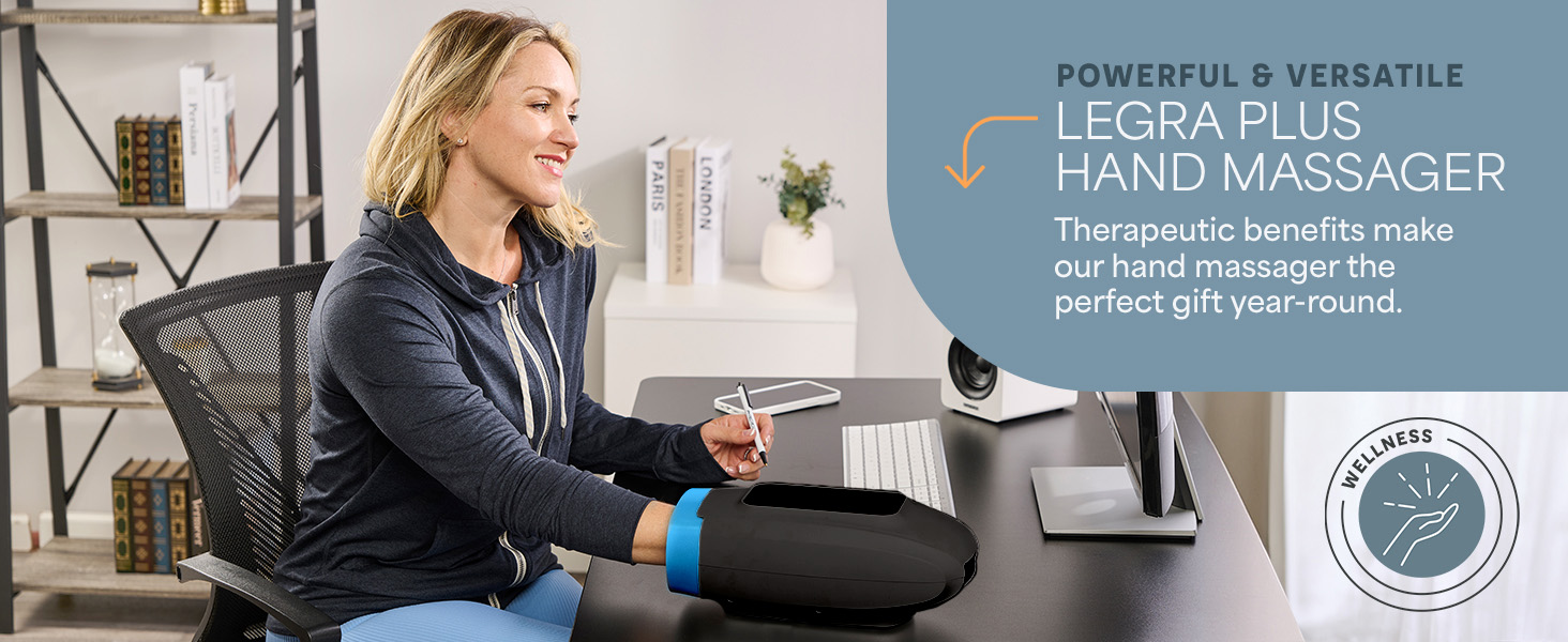 LifePro Legra Hand Massager with Heat and Compression