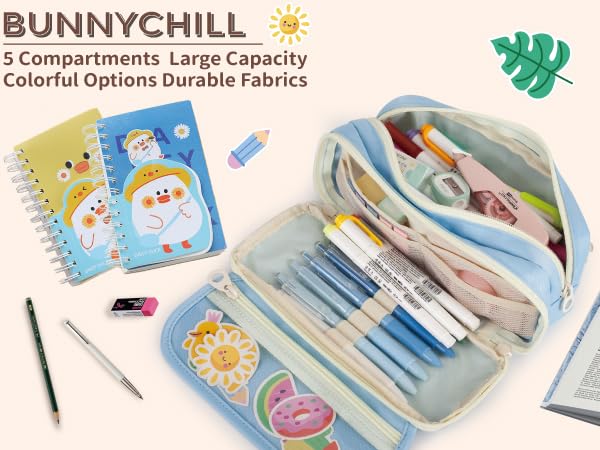 pencil case for girls boy pencil case kids pouch large big capacity Dinosaur art soft marker kids