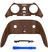 eXtremeRate Top Bottom Decorative Trim Shell Compatible with ps5 Edge Controller DIY Replacement ...