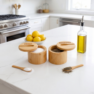 salt cellar with lid