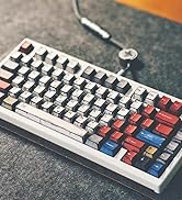 Retro PBT Keycaps - Japanese Manga Theme Keycaps Set, 141 Keys Cherry Profile Dye-Sub Custom Keyc...