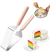 AACGIN Cake Cutter, Stainless Steel Cake Knife and Server with Double Handle, Adjustable Cake Div...