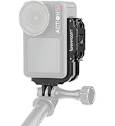 Forevercam 90 Degree Aluminum Vertical Bracket Adapter Elbow Mount for DJI Osmo Action 4/5 Pro