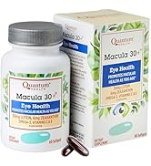 Quantum Health Macula 30+ Eye Health Supplement|Promotes Macular and Retinal Health as You Age|Fo...