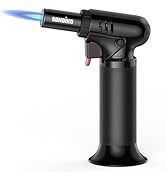 Sondiko Butane Torch with Fuel Gauge S907, Refillable Soldering Torch with Adjustable Flame for W...