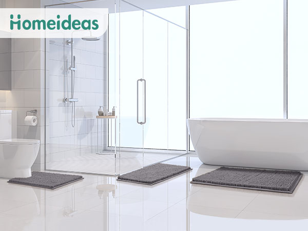 bathroom rugs sets 3 piece