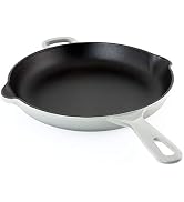 Chantal Enameled Cast Iron Cookware, 10 inch Skillet, Fade Grey