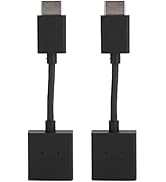 2Pcs Male to Female Extension Cable, HD Multimedia Interface Support 4K High Resolution, for Exte...