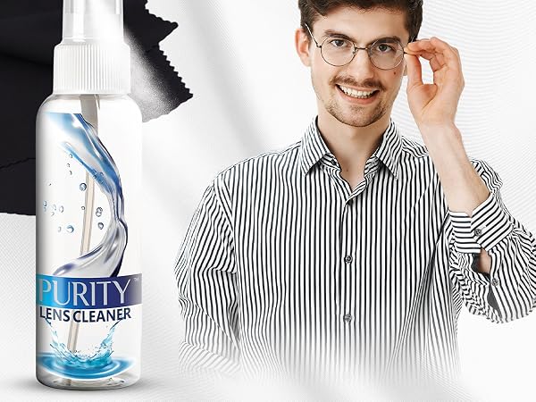 purity lens cleaner len cleaner spray purity lens cleaner spray for eyeglasses glasses cleaner spray