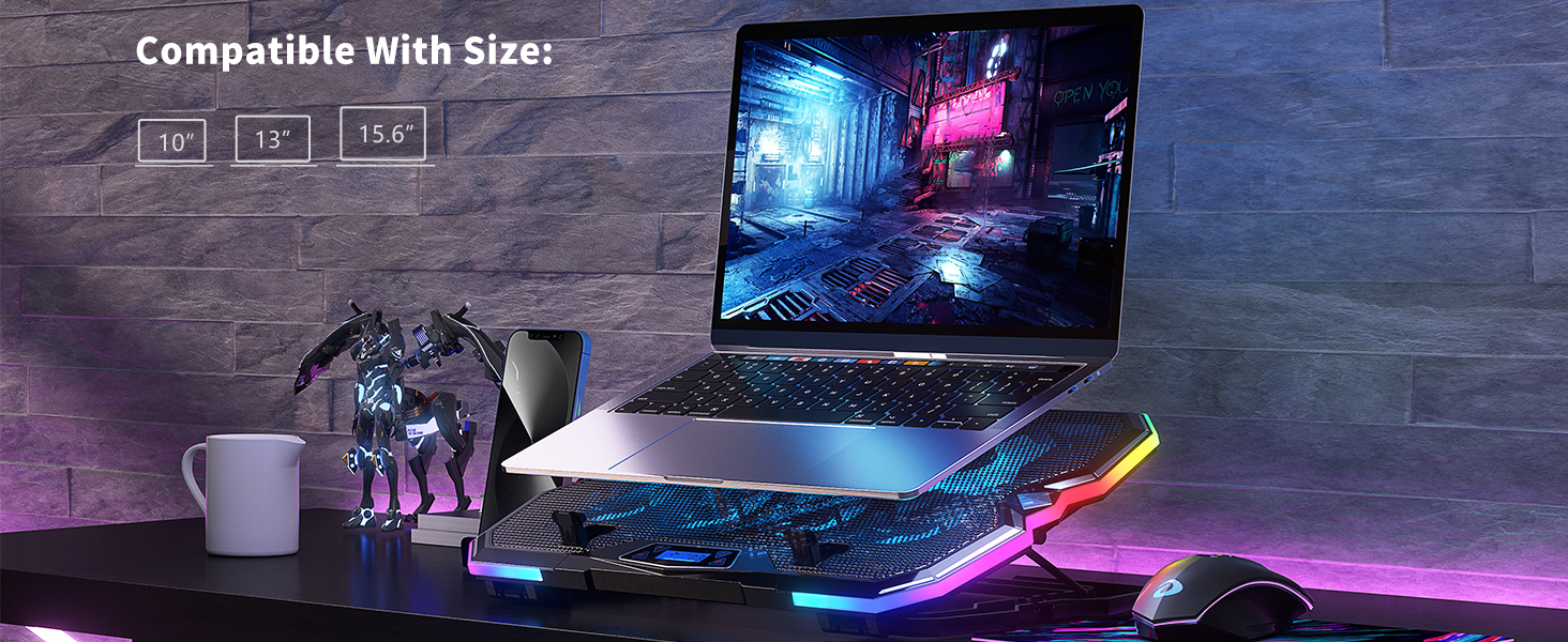laptop cooling pads with 15.6 inch