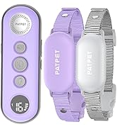 PATPET Shock Collar for Dogs(10-120lbs), 4000ft Rechargeable IPX7 Waterproof Training Collar with...