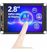 ELECROW ESP32 Display 320×240, 2.8" HMI Advanced ESP32-S3 IPS Touch Display, Support AI Speech In...