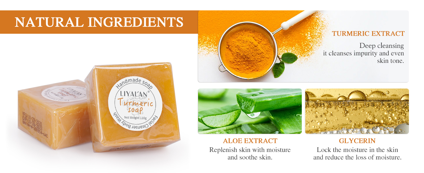Turmeric soap