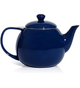 Sweese 221.103 Teapot, Porcelain Tea Pot with Stainless Steel Infuser, Blooming & Loose Leaf Teap...