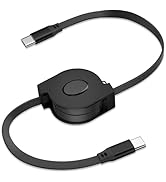 AHFYCIH 60W USB C to USB C Cable 3FT for Carplay,Car Charger 45W 40W 3A Fast Charging Retractable...