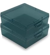 Bathroom Soap Dishes, Square Travel Soap Container with Lid, Portable Bar Soap Holder for Shower ...