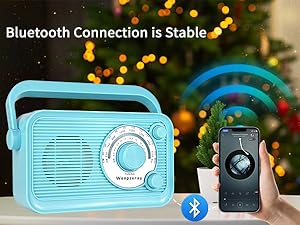 The D218 radio has a fast and stable Bluetooth connection