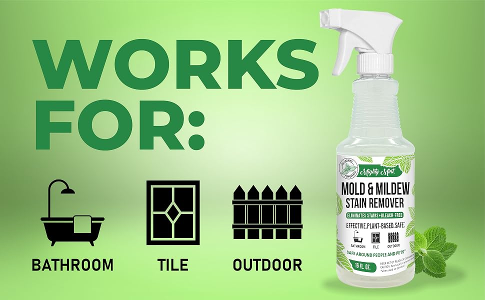 Mold, Mildew, Bathroom, Tile, Outdoor, Stain Remover, Mold Remover, sugelary, glassguard