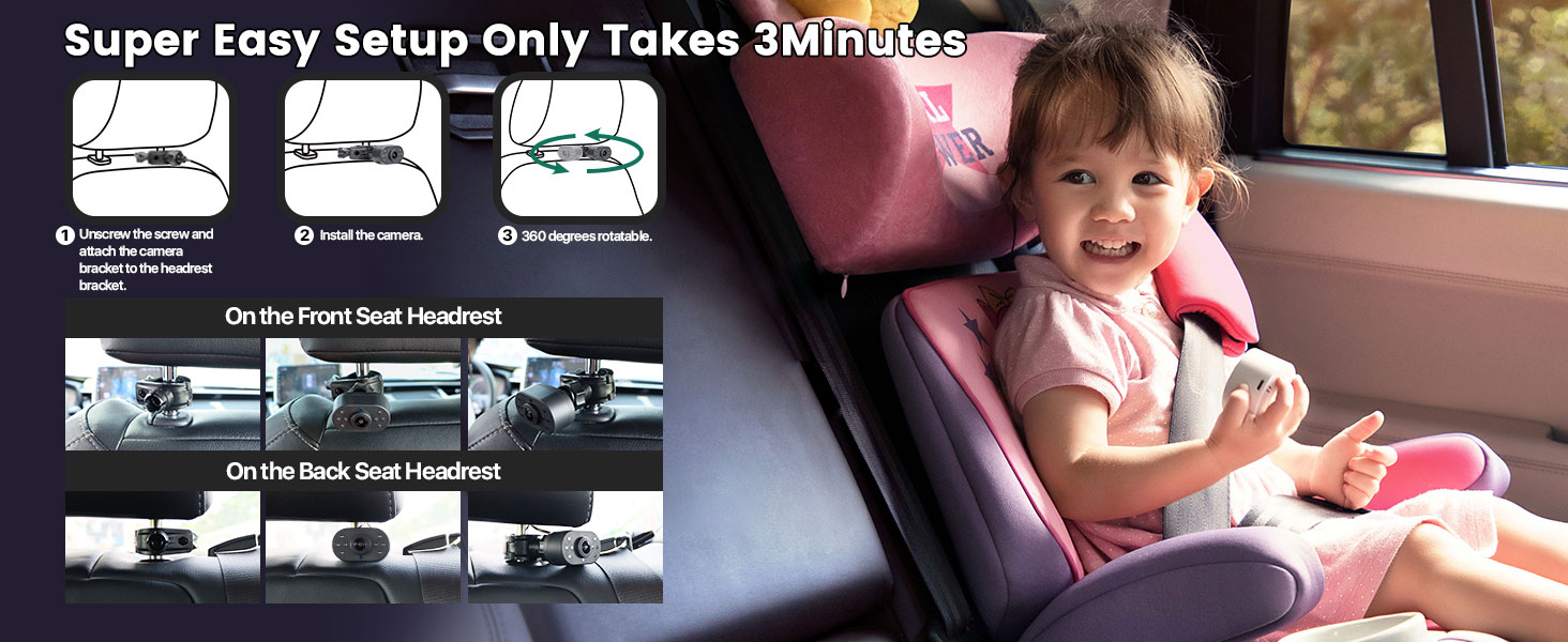 GreenYi WIFI Baby Camera for 3-Min Easy Installation