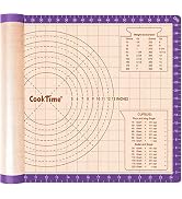 Silicone Pastry Baking Mat Non Stick-Large Rolling Dough with Measurements-Non Slip Pizza,Fondant...