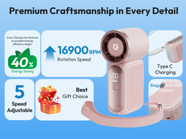 mini handheld portable fan