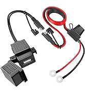 Nilight Waterproof Motorcycle USB Charger 3.1Amp Quick Charge SAE to USB Charger Adapter O Ring T...
