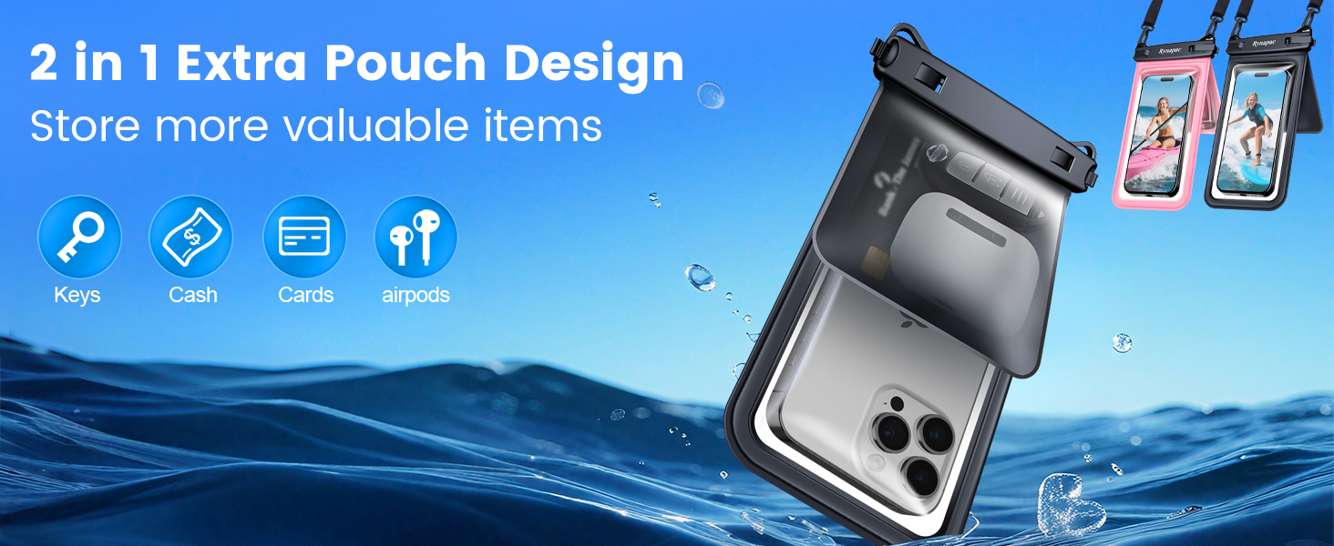waterproof phone pouch
