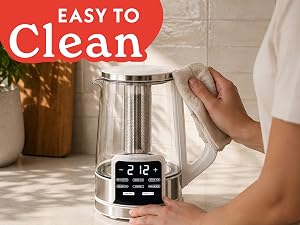 Gourmia Programmable Glass Digital Kettle GDK2365
