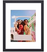 Vittanly 11x14 Picture Frame, Display Pictures 8x10 with Mat or 11x14 without Mat, Photo Frame fo...