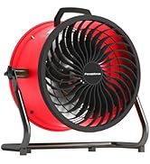 Fanqiebros 16 IN High Velocity Turbo Fan, 3000 CFM Portable Air Circulator, 3-Speed Heavy Duty Fl...