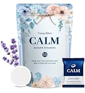 TranquilBliss Shower Steamers-15 Pack Shower Bombs with Lavender Scent, Self-Care Christmas Gifts...