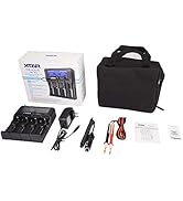 XTAR Dragon VP4 Plus Charger 4-Slots Intelligent Universal Battery Charger for 14500 18650 21700 ...