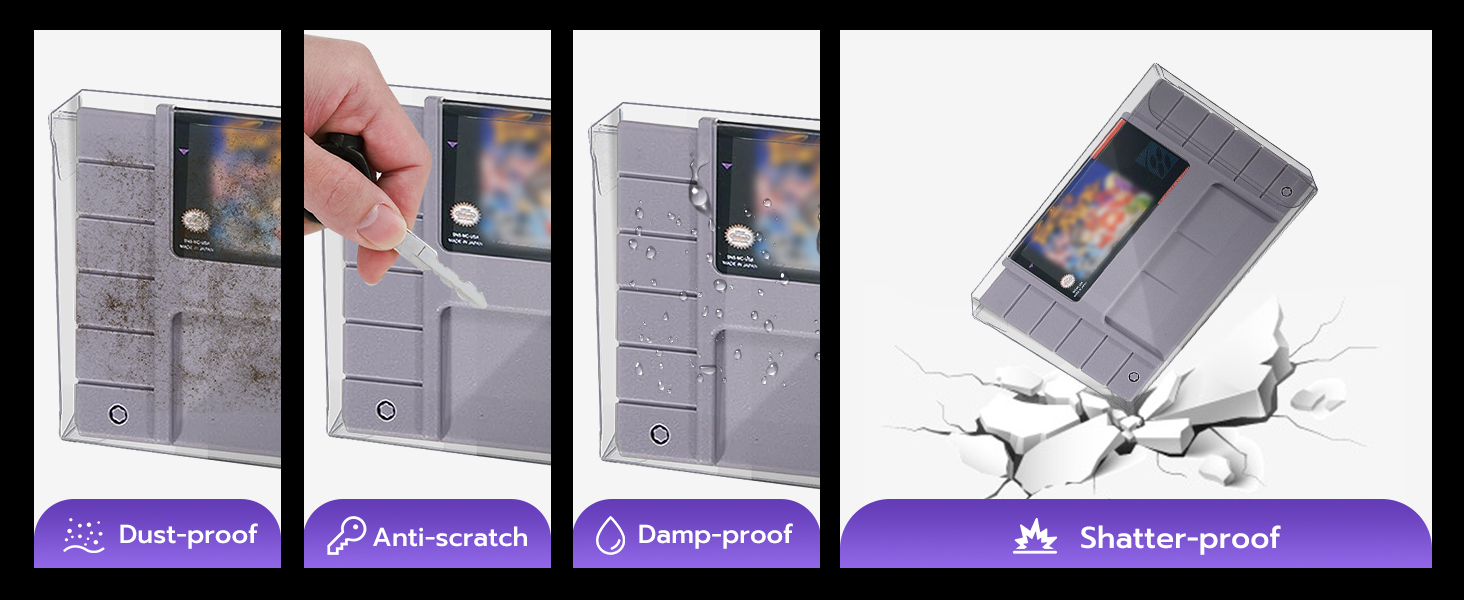 Dust-proof Anti-scratch Damp-proof Shatter-proof