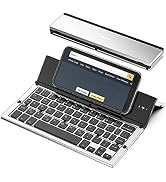 Geyes Folding Keyboard, Portable Foldable Wireless Bluetooth Keyboard with Portable Pocket Size, ...