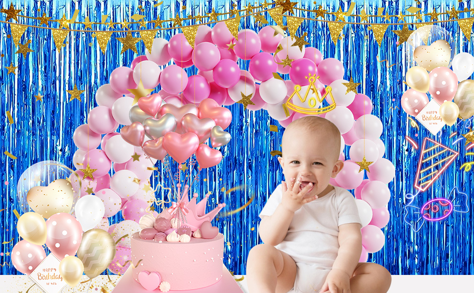 Tinsel Curtain Party Backdrop