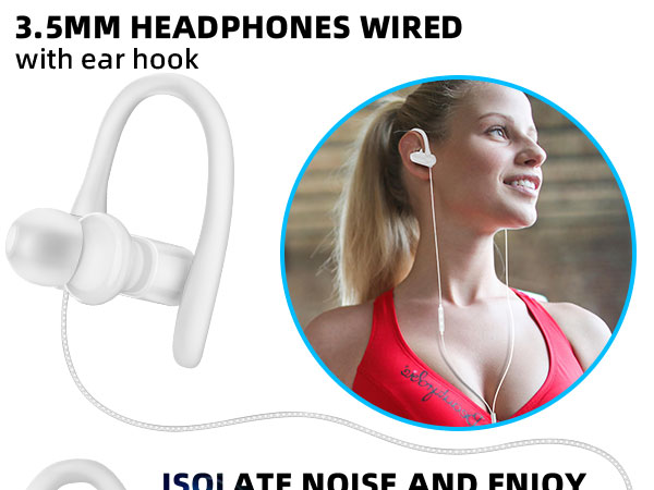 over ear wired buds