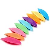 Calsgkspray 9 Pcs Colorful Plastic Tatting Shuttle for Lace DIY Hand Lacemaking Craft Deft Tool W...