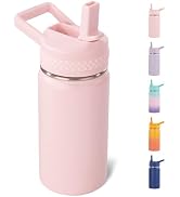 Fijinhom 12oz Kids Water Bottle for School Boys&Girls, Leak-Proof Toddler Water Bottle, Stainless...