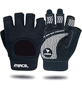 ATERCEL Weight Lifting Gloves Full Palm Protection, Workout Gloves for Gym, Cycling, Exercise, Br...