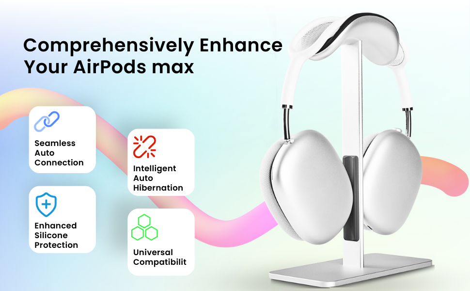 Specifically designed For AirPods Max, ensuring they are always within reach and ready to use.