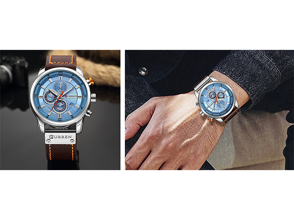 FANMIS Mens Classic Sport Military Multifunctional Chronograph