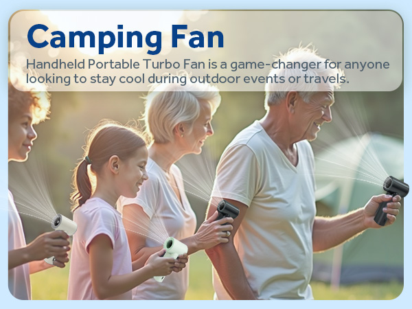 small handheld fan